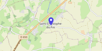 Carte OpenStreetMap — 57 rue Théodore-Mocquet, Saint-Christophe-du-Foc