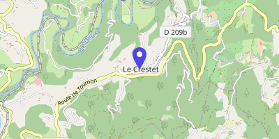 Carte OpenStreetMap — 365 Grand'rue, Le Crestet