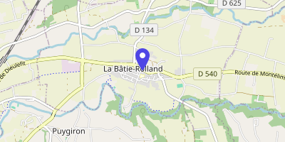 Carte OpenStreetMap — 1 place de l'Abbé-Magnet, La Bâtie-Rolland