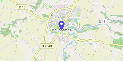 Carte OpenStreetMap — 11 rue du Commandant-Guilbaud, Mouchamps
