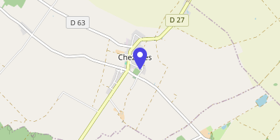 Carte OpenStreetMap — 2B rue de l'Église, Chezelles