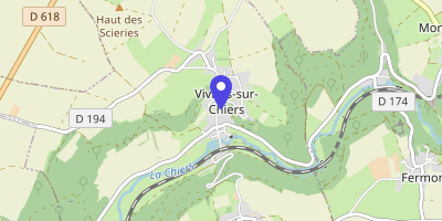 Carte OpenStreetMap — 10 rue du Gai-Coteau, Viviers-sur-Chiers