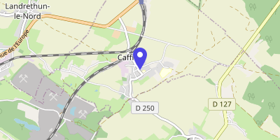 Carte OpenStreetMap — 1021 rue Principale, Caffiers