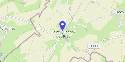 Carte OpenStreetMap — 1 rue de l'Abbé-Grugeon, Saint-Quentin-des-Prés