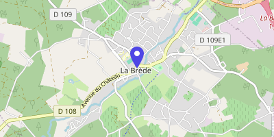 Carte OpenStreetMap — 1 place Saint-Jean-d'Étampes, La Brède