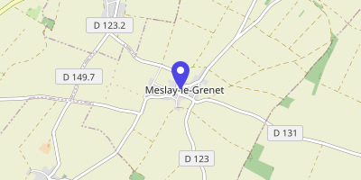 Carte OpenStreetMap — 2 rue des Champarts, Meslay-le-Grenet