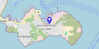 Carte OpenStreetMap — Place des Résistants, Saint-Mandrier-sur-Mer
