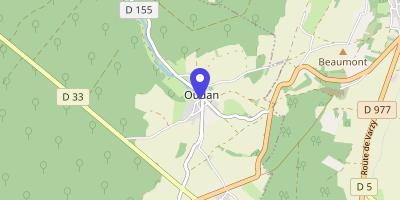 Carte OpenStreetMap — 1 rue du Teillot, Oudan