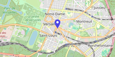 Carte OpenStreetMap — 4 avenue de Paris, Versailles