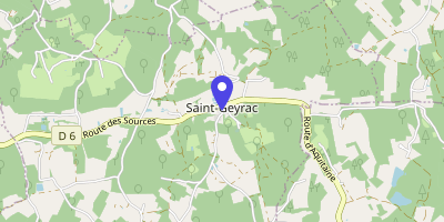 Carte OpenStreetMap — 127 route du Plateau, Saint-Geyrac