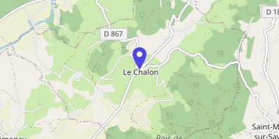 Carte OpenStreetMap — 25 rue de la Mairie, Le Chalon