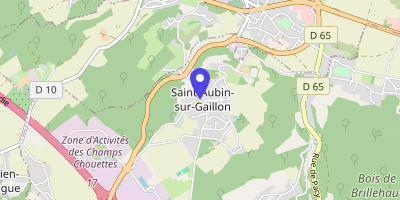 Carte OpenStreetMap — 1 rue des Motelles, Saint-Aubin-sur-Gaillon