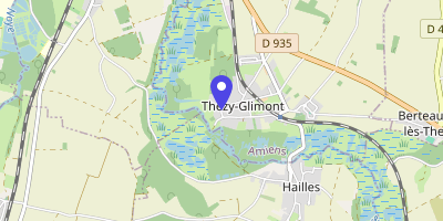 Carte OpenStreetMap — 3 rue de l'Église, Thézy-Glimont