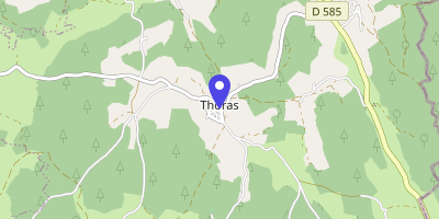 Carte OpenStreetMap — 45 rue de la Mairie, Thoras