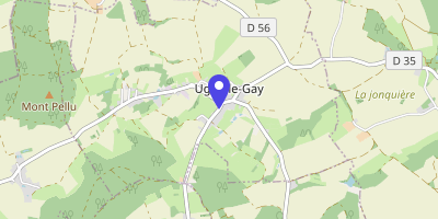 Carte OpenStreetMap — 3 rue Willard-Rodgers, Ugny-le-Gay