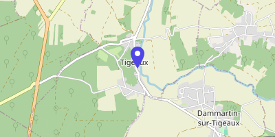 Carte OpenStreetMap — 28 rue du Grand-Morin, Tigeaux