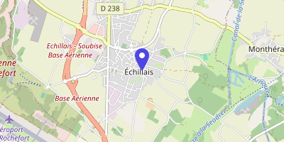 Carte OpenStreetMap — 2 rue de l'Église, Échillais