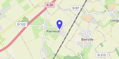 Carte OpenStreetMap — Place de l'Église, Pierreval