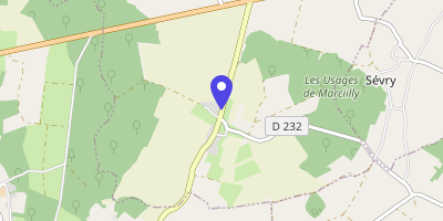 Carte OpenStreetMap — 8 route de Baugy, Chaumoux-Marcilly