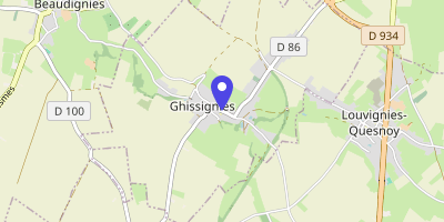 Carte OpenStreetMap — 12 rue de la Victoire, Ghissignies