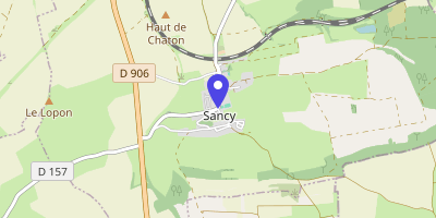 Carte OpenStreetMap — 2 rue de l'École, Sancy