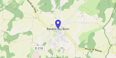 Carte OpenStreetMap — 100 Avenue Clemenceau, Revest-du-Bion