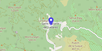 Carte OpenStreetMap — 8 rue de Laurens, Saint-Nazaire-de-Ladarez