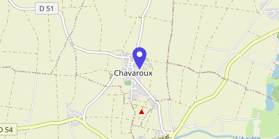 Carte OpenStreetMap — place de la Mairie, Chavaroux