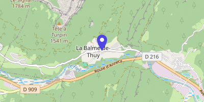 Carte OpenStreetMap — 14 place de la Mairie, La Balme-de-Thuy
