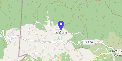 Carte OpenStreetMap — 2 place de la Mairie, Le Garn