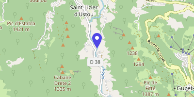 Carte OpenStreetMap — Route de Cagateille, Ustou