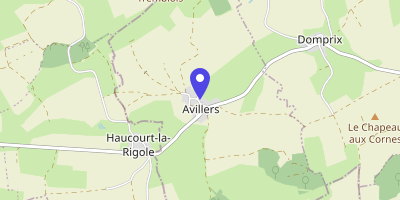 Carte OpenStreetMap — 6 rue de la Mairie, Avillers