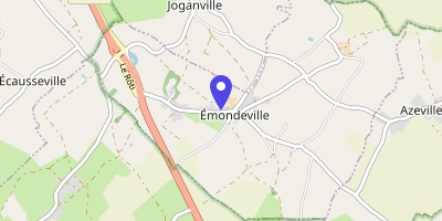 Carte OpenStreetMap — 17 rue de l'Église, Émondeville
