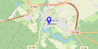 Carte OpenStreetMap — 6 rue Lezay-Marnésia, Château-la-Vallière