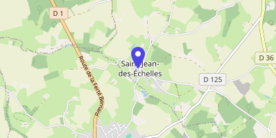 Carte OpenStreetMap — 2 place des Souvenirs, Saint-Jean-des-Échelles