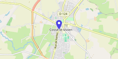 Carte OpenStreetMap — 23 rue de Nantes, Cossé-le-Vivien
