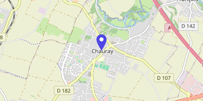 Carte OpenStreetMap — 12 impasse de l'Église, Chauray