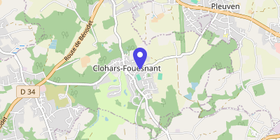 Carte OpenStreetMap — Place de la Mairie, Clohars-Fouesnant