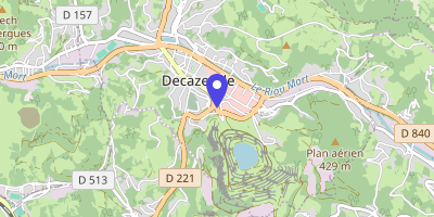 Carte OpenStreetMap — Place Decazes, Decazeville