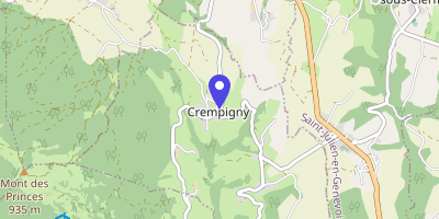 Carte OpenStreetMap — 33 route de Clermont, Crempigny-Bonneguête