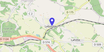 Carte OpenStreetMap — 1 place de la Mairie, Leboulin