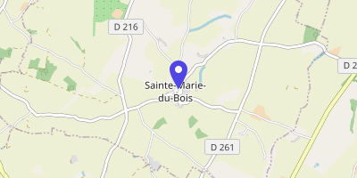 Carte OpenStreetMap — 11 rue Jacques-François-Dujarié, Sainte-Marie-du-Bois