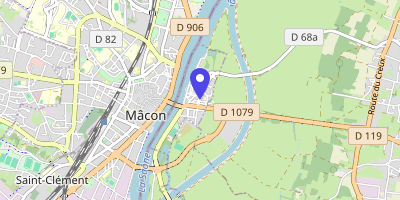 Carte OpenStreetMap — 1 place Jules-Goyon, Saint-Laurent-sur-Saône