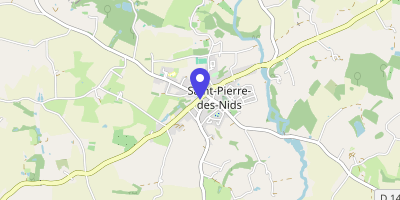 Carte OpenStreetMap — 21 rue du Docteur-Poirier, Saint-Pierre-des-Nids