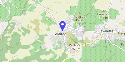 Carte OpenStreetMap — 24 avenue de la Malepère, Alairac