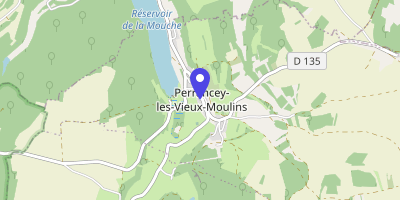 Carte OpenStreetMap — Rue de l'École, Perrancey-les-Vieux-Moulins