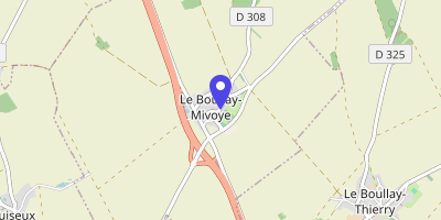 Carte OpenStreetMap — 2 rue de la Mairie, Le Boullay-Mivoye