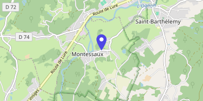 Carte OpenStreetMap — 24 Le Bourg, Montessaux