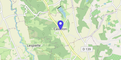 Carte OpenStreetMap — 2 route Départementale, Castillon-de-Lembeye