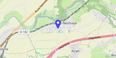 Carte OpenStreetMap — 1 rue de la Mairie, Sainte-Néomaye